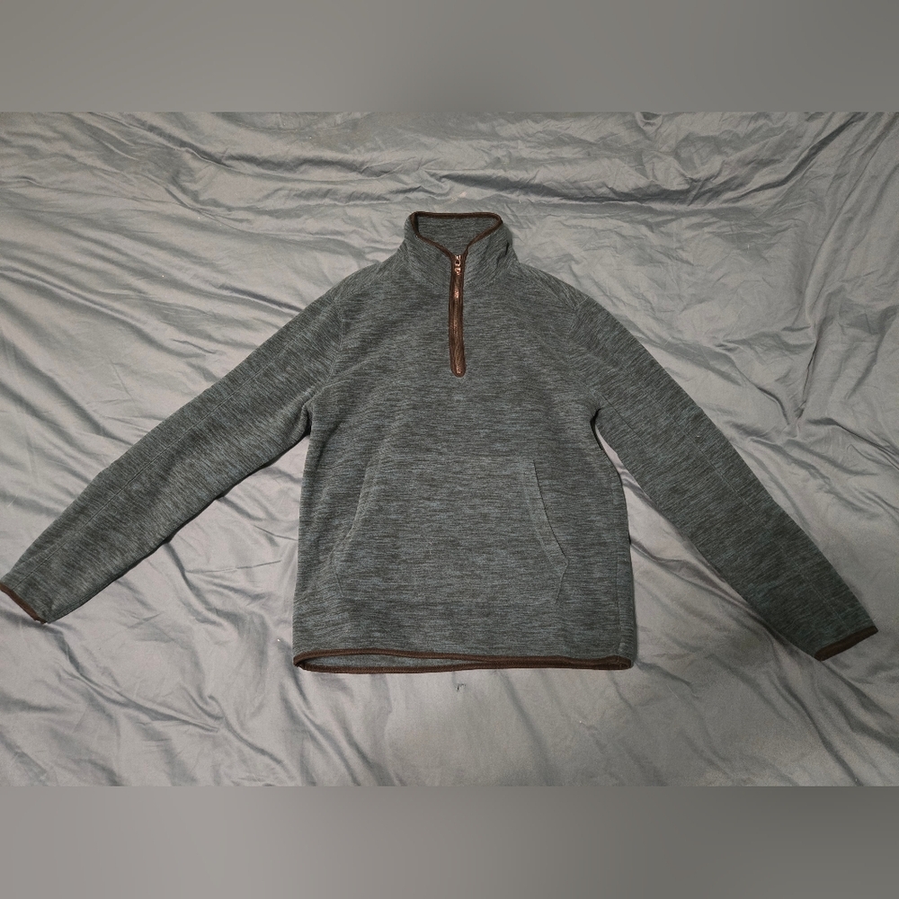Green Banana Republic Artic Fleece Quarter Zip Medium